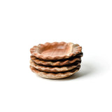 Wood & Ruffle salad plate