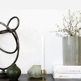 Antique Brass Candle Stand- small