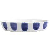 Vietri Santorini Dot Oval Baker