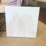 Peach Pour Painting