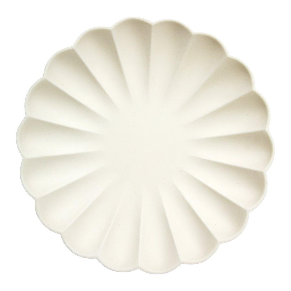 Simply Eco Large Plate- Cream
