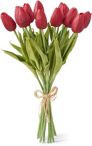 Real Touch Assorted Dark Colors Tulip Bundle