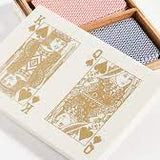 Double Playing Card Box - Bone