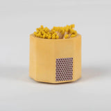 Yellow Match Holder w/ Yellow Matches