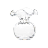 Clear Hibiscus Bud Vase