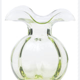 Green hibiscus bud vase