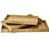 Oversized Rattan Tray
