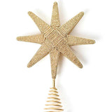 Gold Beaded 12 Tree Topper