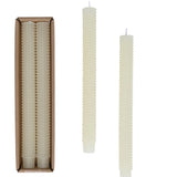 White rigid candlestick