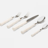 Montecito Ivory Acrylic Flatware 5 Piece Set