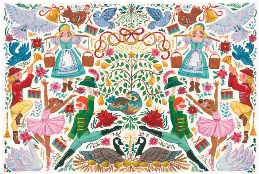 Twelve Days of Christmas Placemat 24 sheets