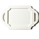 Quatrefoil Handled Traditional Tray