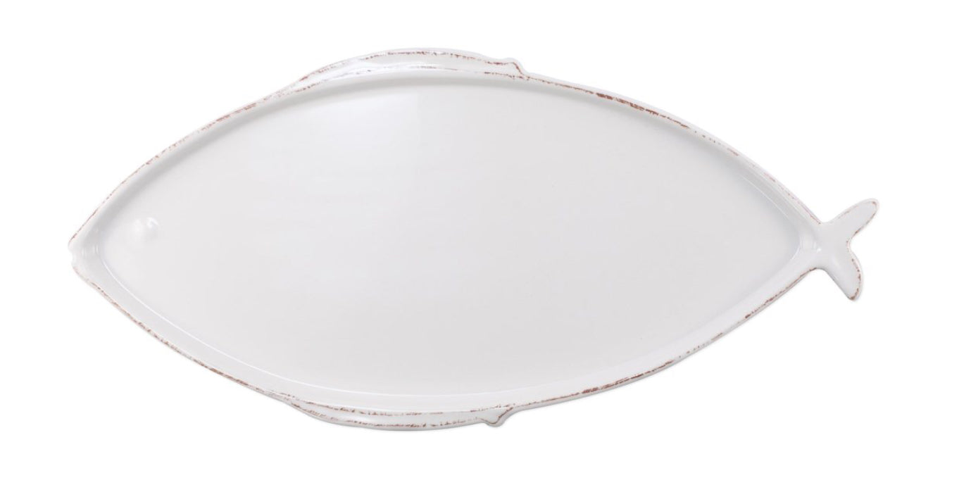 Vietri Lastra Melamine Fish Platter, Oval