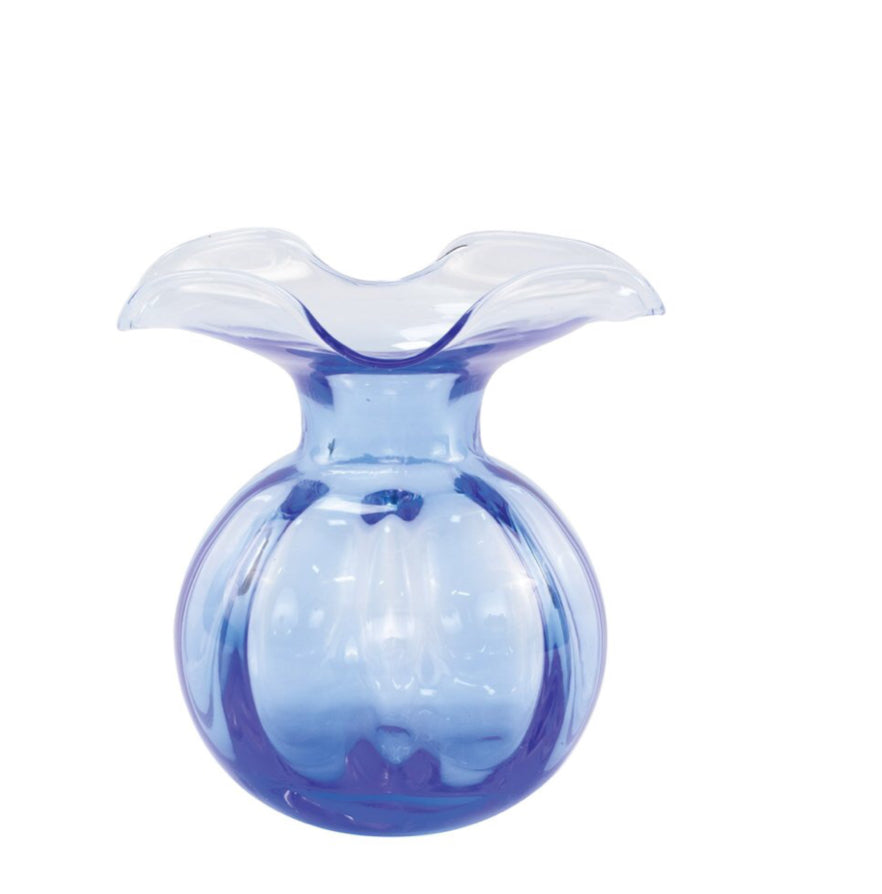 HIBISCUS GLASS COBALT BUD VASE