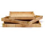 Rattan Square Tray- Small