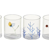 Flowers Cocktail Glass S/4