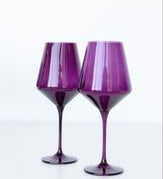 Estelle Colored Wine Stemware