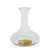 Brunello Wine Decanter With Gold Base