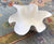 Sculptural medium bowl white