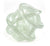 White Hand Blown Glass Knot