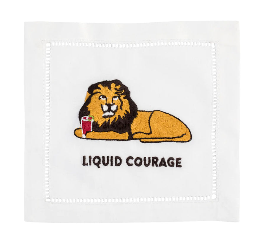 Liquid Courage Cocktail Napkins