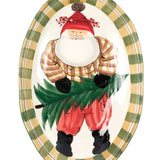 Old St. Nick Oval Serving Bowl