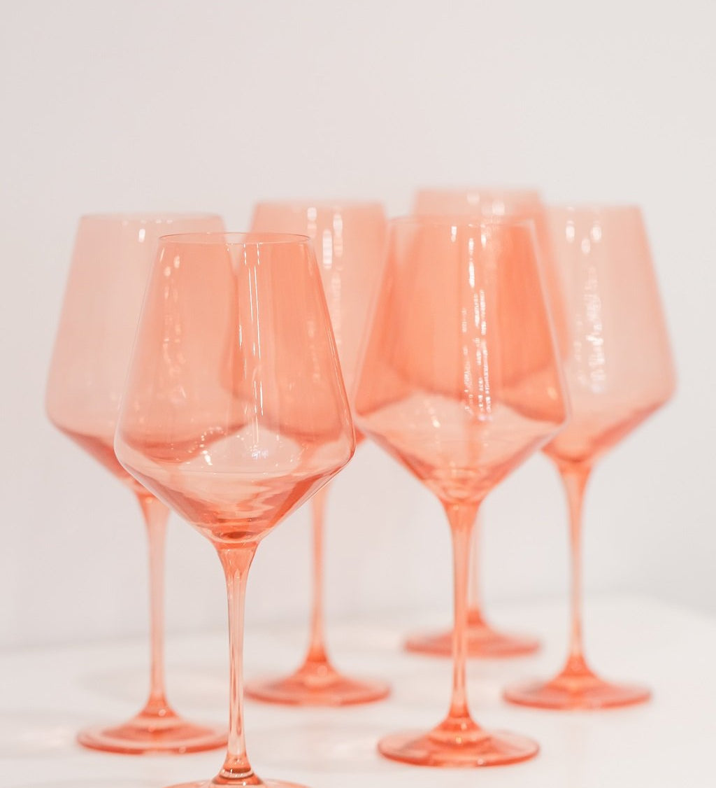 Estelle Colored Wine Stemware