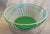 Wire basket lt blue/green small