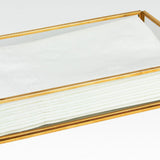 Brass Queen Napkin Tray
