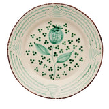 Pomegranate Green Dinner Plate