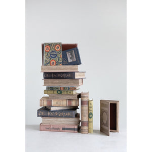Canvas Book Storage Boxes Set of 2