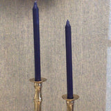 Sierra Modern Bamboo Gold Candlestick Holder- Small