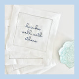 Drinks Well With Others Cocktail Napkin S/4