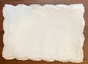 White Dot Cocktail Napkin